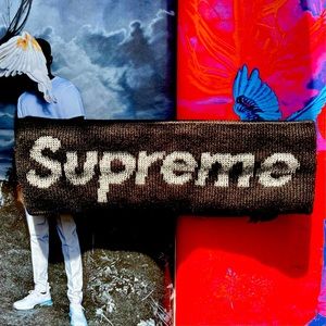 Supreme x New Era Reflective Logo Headband